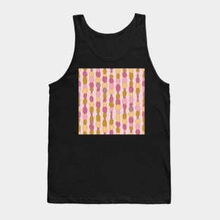 Paper Chain in Pink and Mustard Tank Top